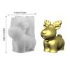 Food Grade Silicone Christmas Mould for Handmade Candle Craft Art Projects Easy Releases