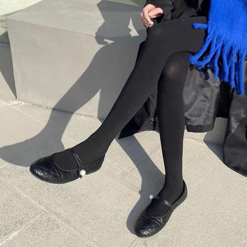 Flat Mary Jane single shoes women's shoes summer black commuter shoes ballet evening shoes