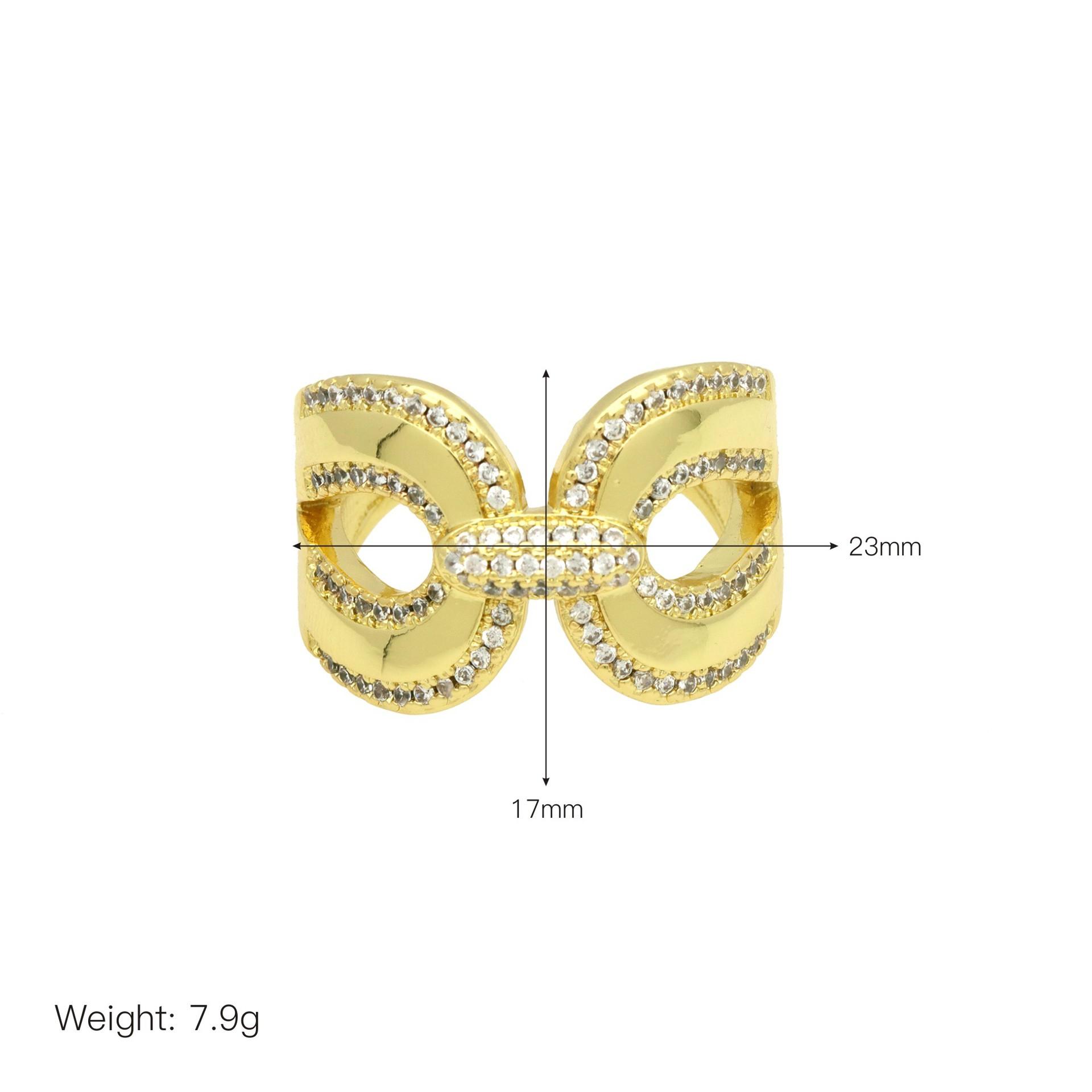 

Покрытое медью кольцо Zir*****Pen для женщин, с чувством дизайна, персонализированное ювелирное кольцо Opening adjustable