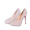 2025 Women's Stiletto Heels: 12CM Platform, Pointed Toe Wedding & Banquet High Heels