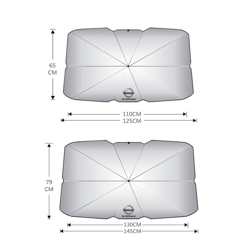 Auto-Sonnenschirm Frontscheibe UV-beständig Für Nissan 350z 370z altima Armada Frontier Kicks Leaf pulsar Zubehör