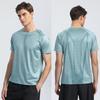 Men's Summer Quick-Dry Short Sleeve Round Neck Sports T-shirt for Running & Fitness