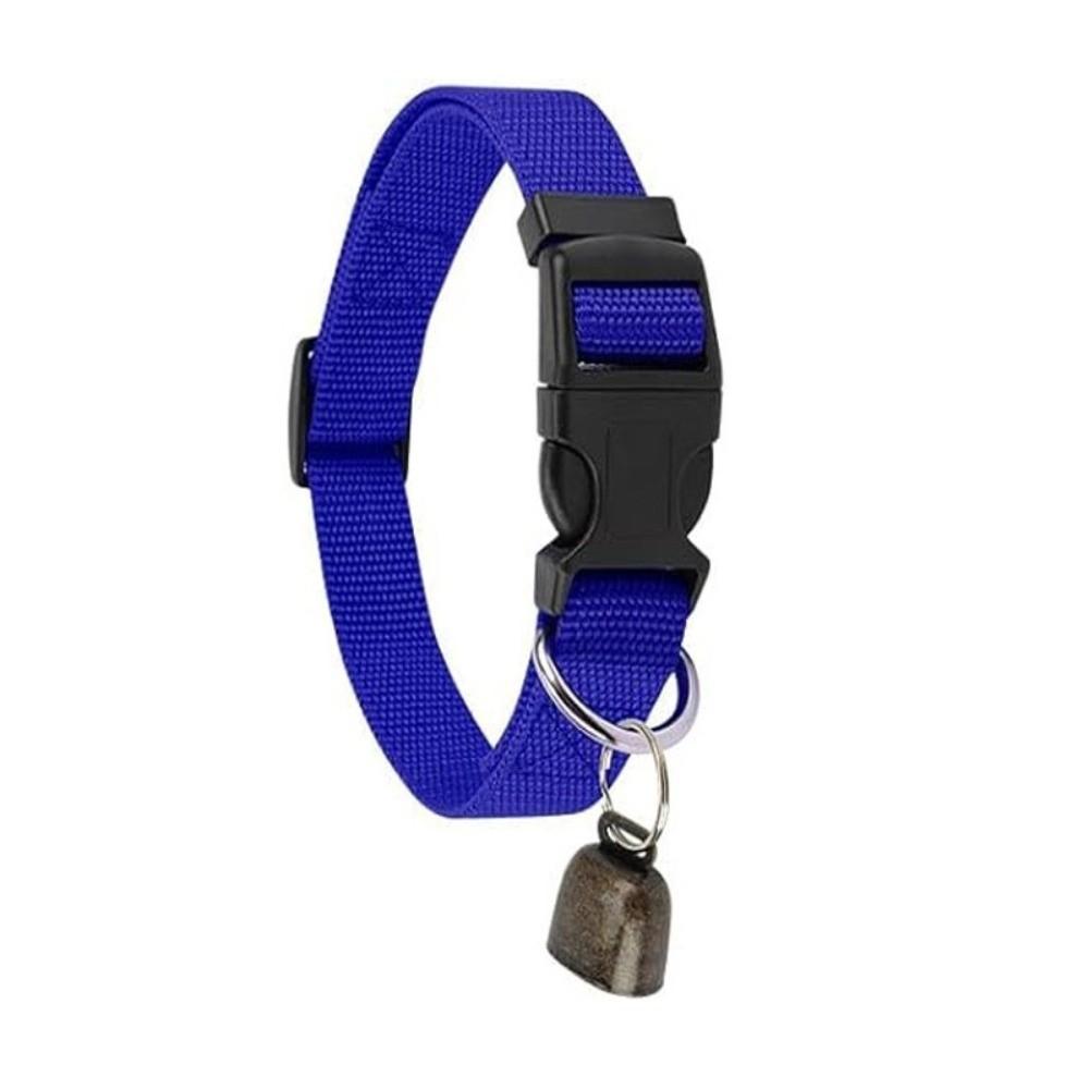 Langlebiger Verstellbarer Anti-Verlust Haustierhalsband Schnellverschluss mit Glocke Ziegenhalsband Atmungsaktives Pferdehalsband Bauernhof Stall