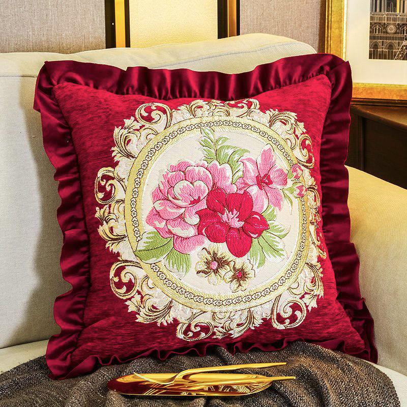 Canapea de living Pernă tridimensională Tăblie Pernă brodată Față de pernă Pernă pentru talie Brodat