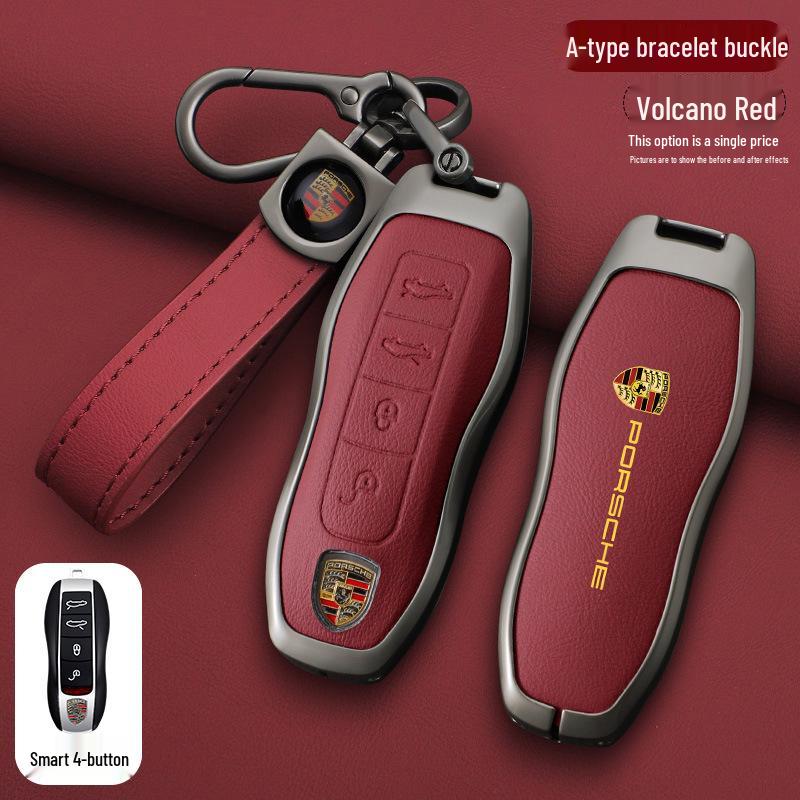 Porsche Key Case for New Macan, Cayenne, Panamera, 911, Maca, 718