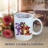 Mug Five Nights At Freddy's FNAF with Print Ceramic Cup with Inscription Inside "Happy Birthday" 330 Ml