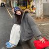Autumn Winter Thicken Warm Parka Women Casual Sweety Solid Color Big Pocket Loose Hooded Coat Jackets Outwear