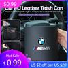 2025 Hot Car Trash Can Seatback Leather Organiser Trash Storage Accessories Interior For BMW Motorsport X1 X3 X5 E39 E46 E90 F20