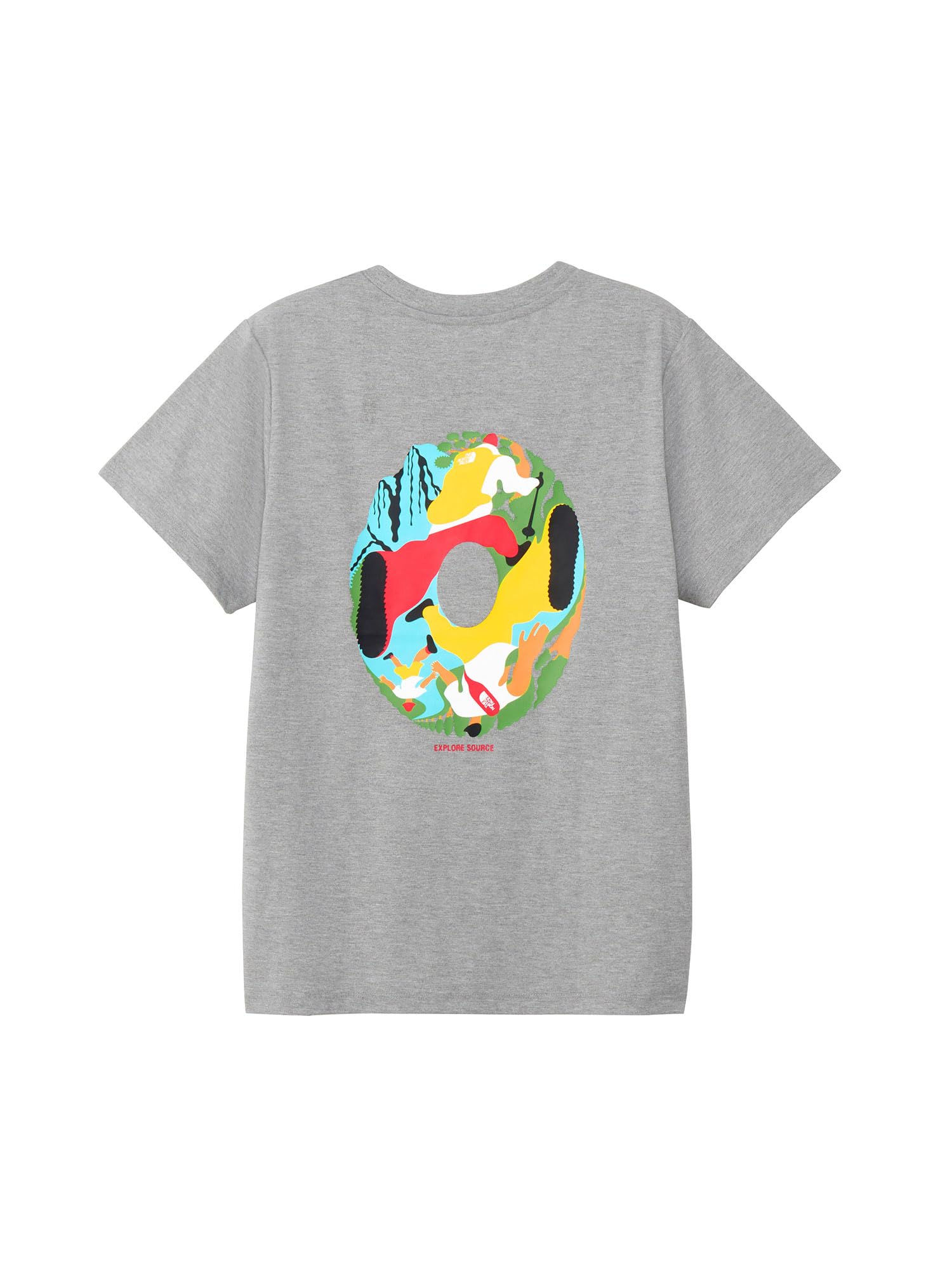 

The North Face Футболка с коротким рукавом, сшивная, с коротким рукавом, ES Circulation Mix M, футболка, женская, серая,