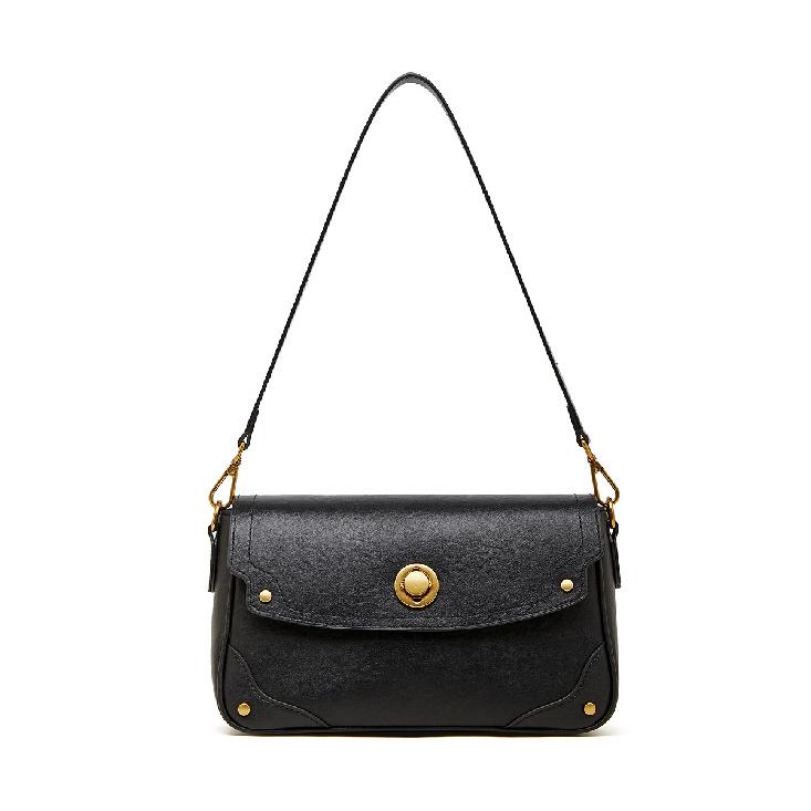 2025 New Fashion Commuter Versatile Genuine Leather Women's Bag Niche Design Handbag Single Shoulder