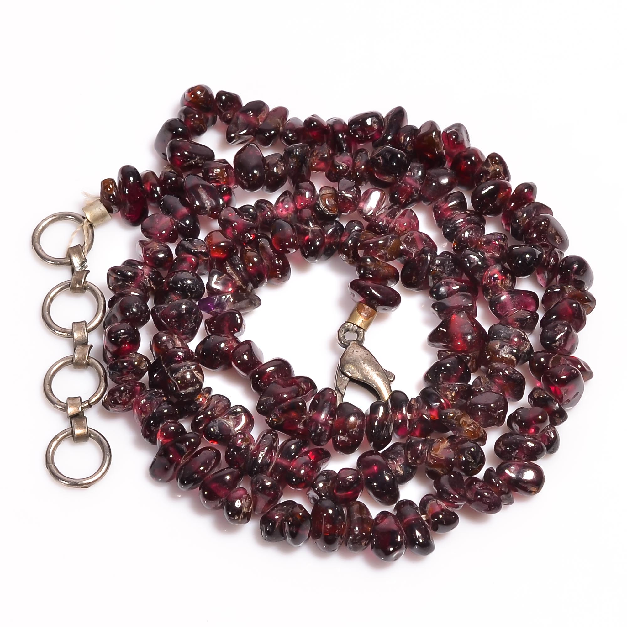 

Натуральный гранат родолит необработанные бусины ожерелье 5-7 мм 16-17 UB-8384 UB-8384