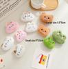 Adorable Plush Bear & Rabbit Brooch Keychain for Kids & Women - Cute Bag or Pin Accessory