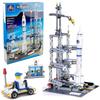 Rocket Launch Station And Spaceship Diy Building Blocks With Abs Pieces For Educational Play