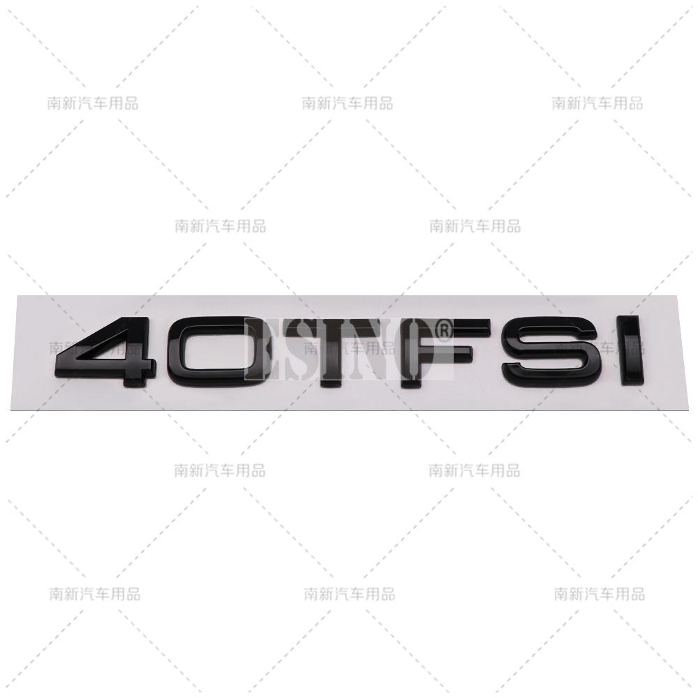 30 35 40 45 50 55 60 TFSI ABS Emblema Adesivo Adesivo Decalcomania per Bagagliaio Posteriore per Audi A4 A5 A6 A7 A8 Q3 Q5 Q6 Q7 Q8