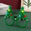 2026 Christmas Glasses Frame Santa Claus Xmas Tree Glasses Photo Booth Props Kids Gifts New Year Party Decorations Navidad Noel