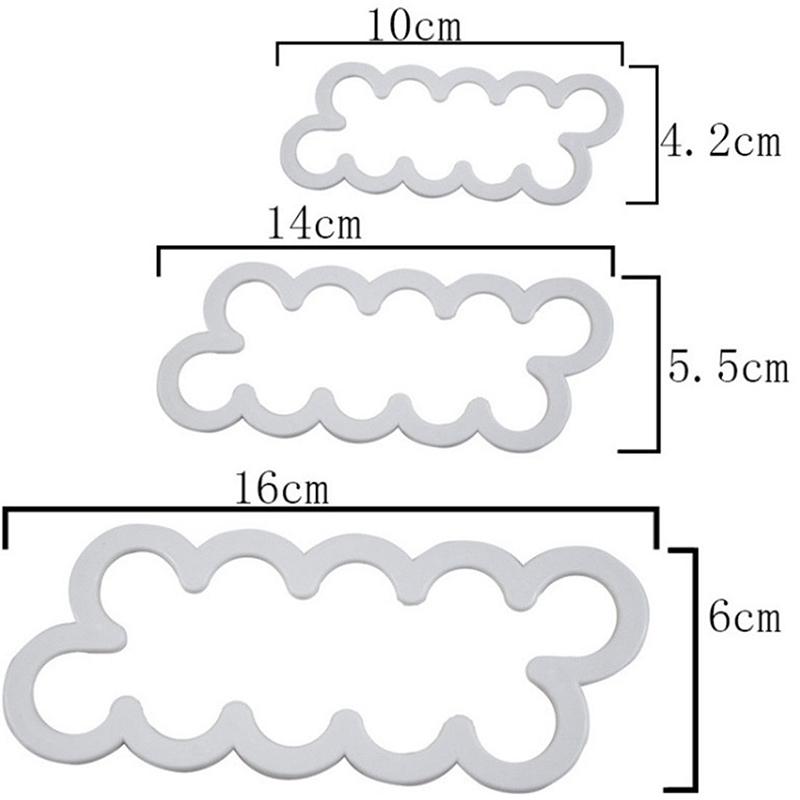 Instrumente 3Pcs 3D Rose Flower Cutter Mold Sugarcraft Fondant Cake Coacere Decorare