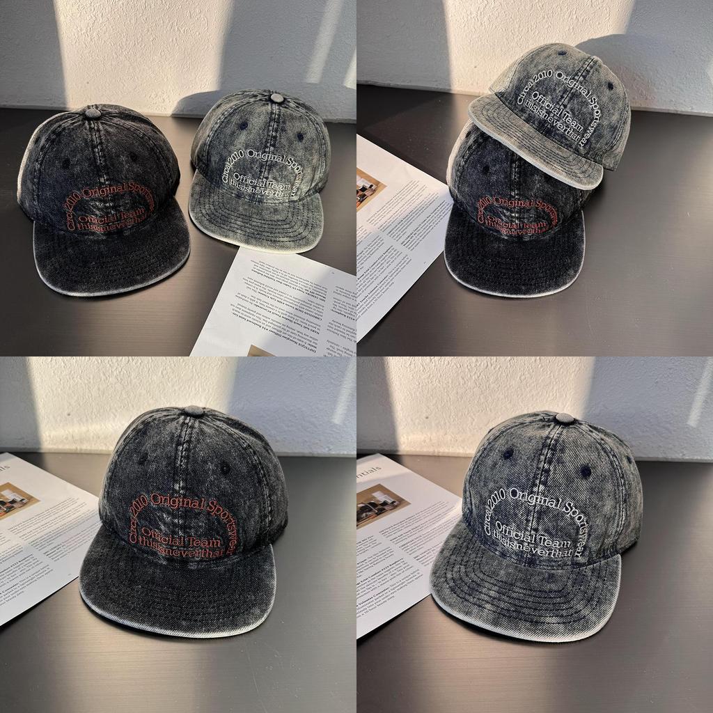Vintage Baseball Cap With Letter Embroidery For Men And Women Summer Sun Protection