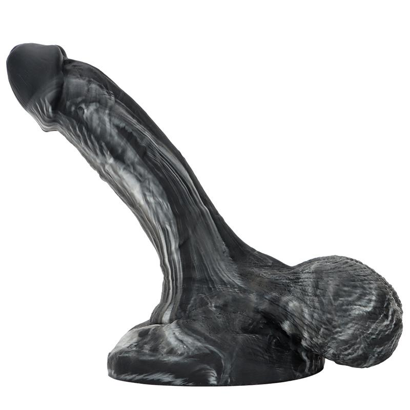 Female Masturbation Device Mixed Color Simulation Big Sucker Dildo Fake Penis Backyard Anal Plug Expansion Anus