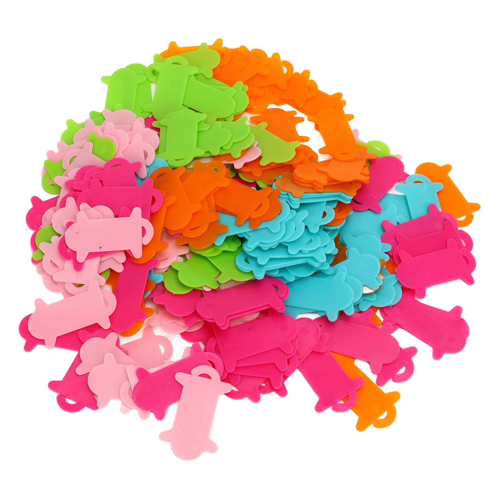 200 шт. катушек для вышивальных ниток из прочного водонепроницаемого пластика, удобные для хранения, пластиковые катушки для ниток