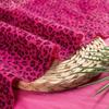 50x160cm Plüschstoff mit Leopardenmuster, Imitation von Nerzfell, für DIY-Nähen, Schuhe, Mützen, Schals, Bänder, Futterstoffe, Kleider