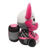 25CM Phighting Pink Bull Doll Ninja Bull Simulation Plush Doll Suitable for Fans To Collect Home Decoration