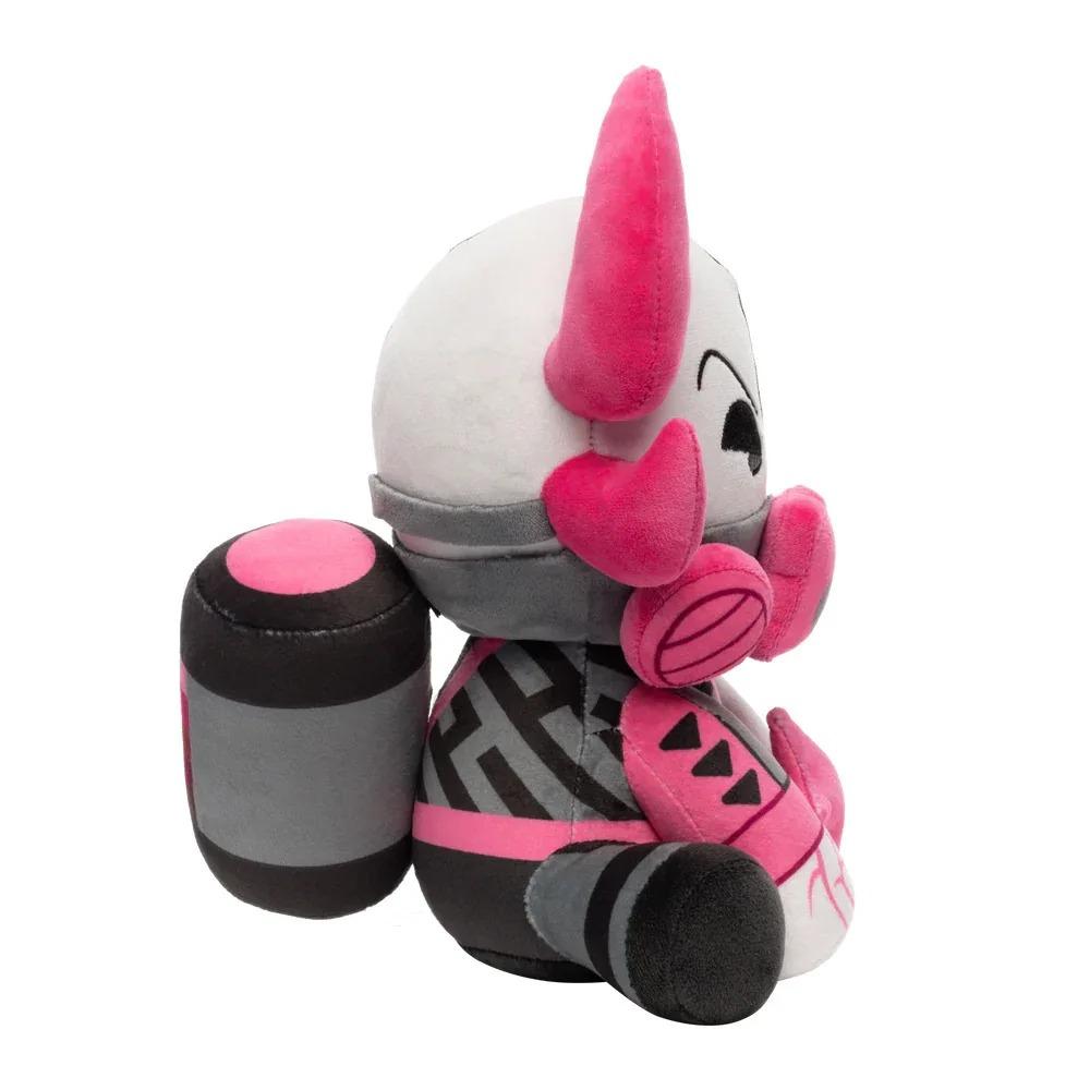 25CM Phighting Pink Bull Doll Ninja Bull Simulation Plush Doll Suitable for Fans To Collect Home Decoration