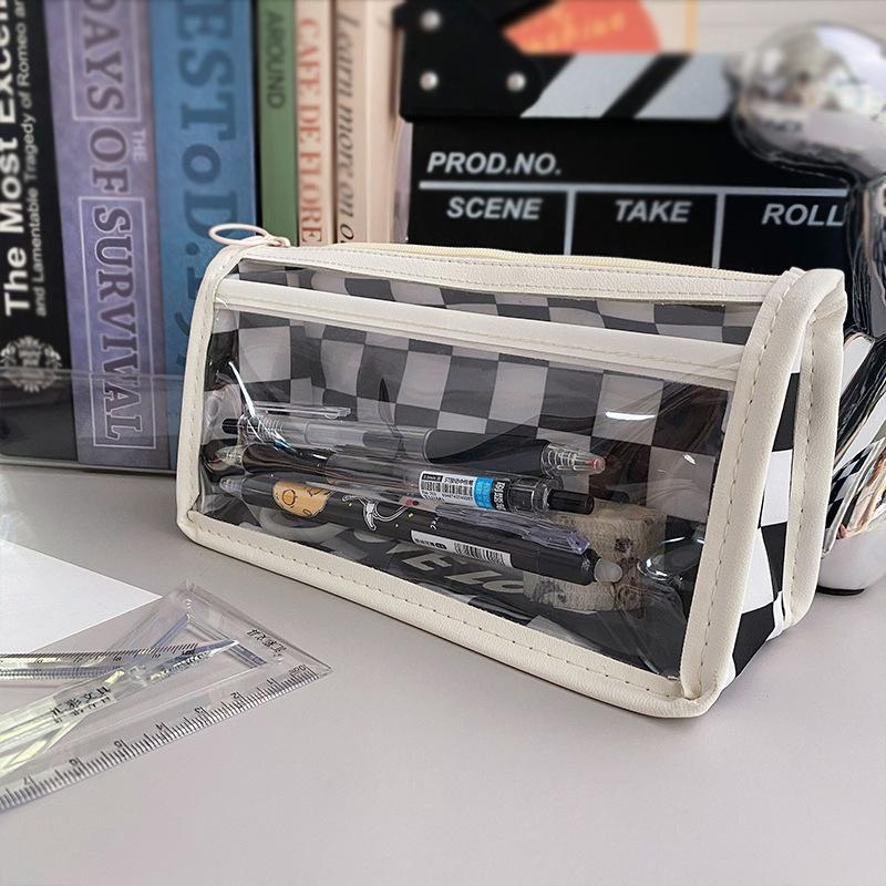 

Пенал Пенал большой вместимости Пенал для канцелярских принадлежностей Ученики начальной школы Ученики средней школы Инс-стиль Простой Ученики старшей школы Сумка для канцелярских принадлежностей чёрный