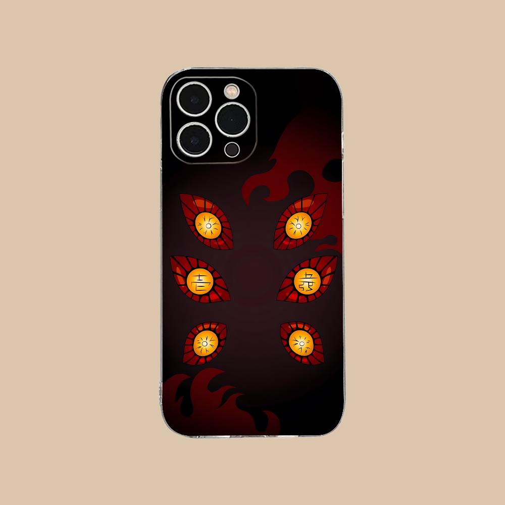 

Demon Slayer Kokushibo Phone Case for iPhone 16 15 14 13 12 11 X XR XS 8 6 Pro Max Plus Mini Clear Colour Protective Smartphone iPhone 7 Plus