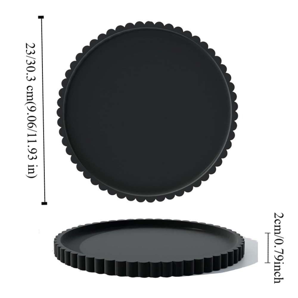 Creative Design Silicone Decorative Plate Striped Necklaces Display Props  Trinket