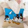 Funny P-PinguS Cute Cartoon Pillowcase toon Gift Cushion Cover Bedroom Home Sofa Chair Seat Decor pillow case