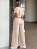 2026 European-American Fashion: Cross-Border Loose Wide-Leg Pants with Pockets for Spring, Summer, and Autumn