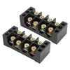 Koblingslisteblokk Stor Strøm Enkel Kabling Jordkrets Koblingsklemme 600V 60A 4 Posisjoner