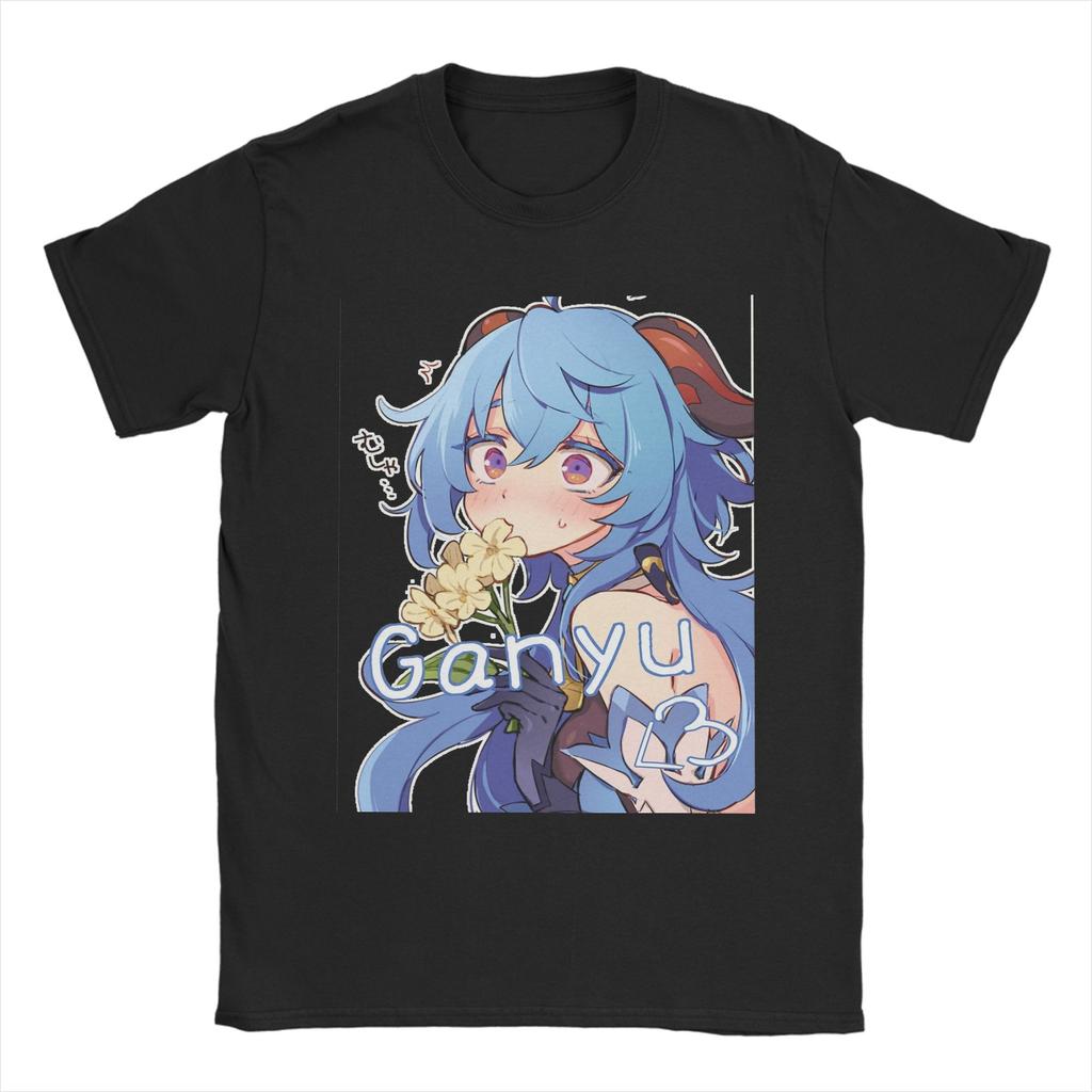 Kaedehara Kazuha Genshin Impact For Unisex Unisex T Shirts Vintage Tee Shirt Short Sleeve O Neck Tshirt Pure Cotton Adult Clothing