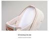 W3650 Women's Summer White Hollowed-Out Height-Increasing Thick-Soled Casual Sandals