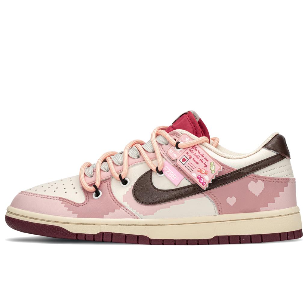 Nike Dunk Slip Resistant Abrasion Resistant Slip Resistant Abrasion Resistant Low top Skateboard Shoes Women's HF0736-161(TeamA-S-BOX)