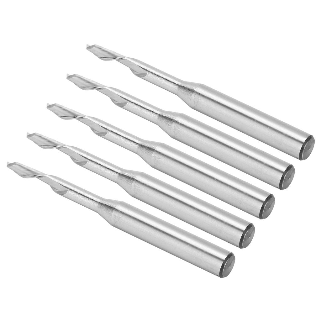 5 buc Freză CNC Bit Gravură Freză Freză Oțel Tungsten Freză