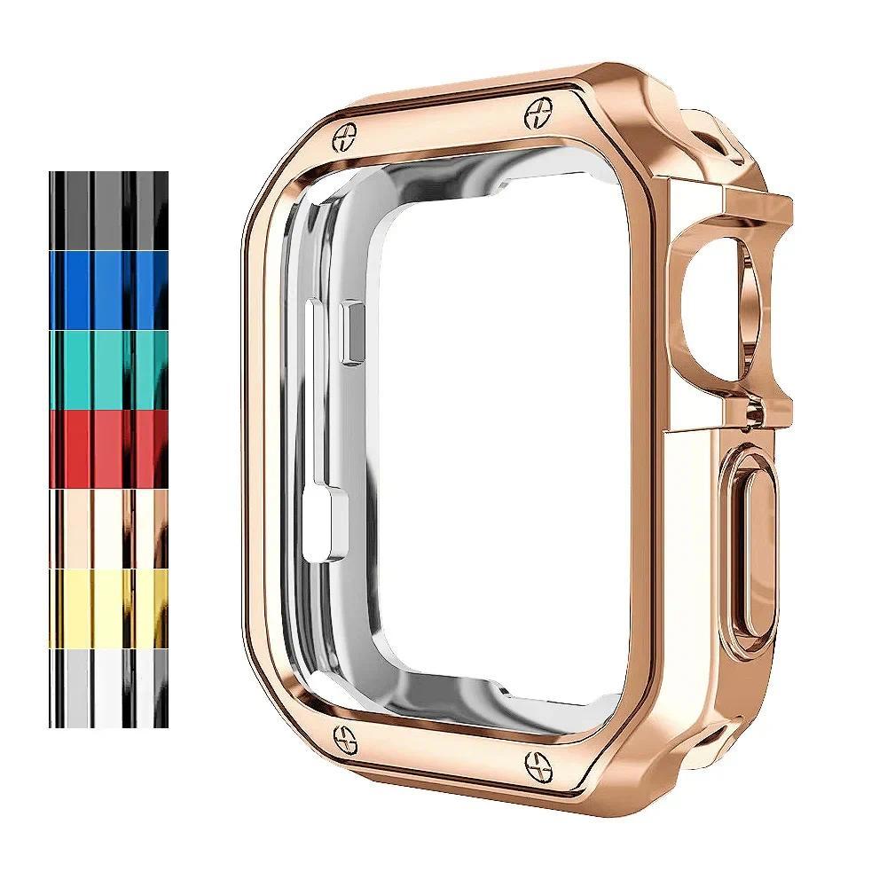 TPU Hülle Bumper Schutzhülle kompatibel für Apple Watch ultra 3 2 49MM 45mm/41mm 44mm/40mm 42mm/38mm iWatch Series11 10 9 8 6 5 4 3