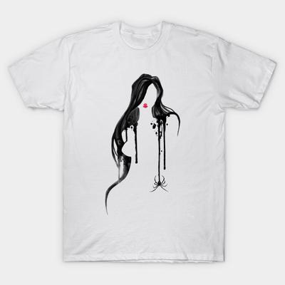 T Shirt Women Spiders Kiss Harajuku Print Kawaii Tshirt Summer Short Sleeve Female T-Shirt Top Tee
