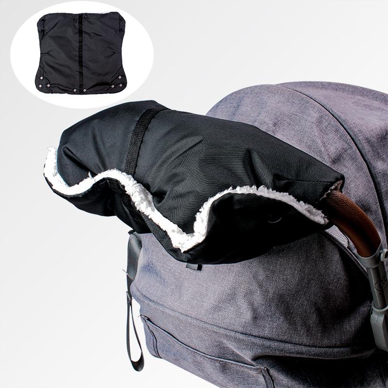 1Pcs Stroller Accessories Warm Baby Stroller Gloves Thick Pram Hand Muff Baby Carriage Pushchair Fleece Hand Cover Cart Gloves