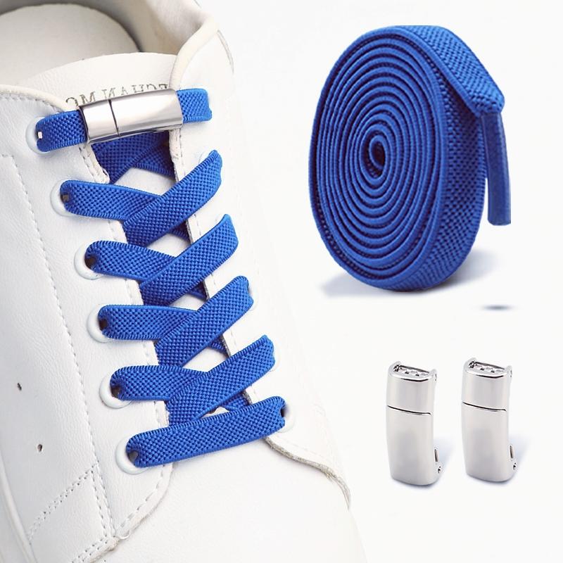 Lacci magnetici per sneakers senza nodo, lacci elastici per scarpe per adulti e bambini, lacci elastici senza nodo, accessori per scarpe, 1 paio/2 paia