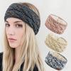 1 Pc of Soft Warm Windproof Knitted Headscarf Headband, Suitable for Yoga,Fitness and Daily Wear,Fashion Colored Thread Design