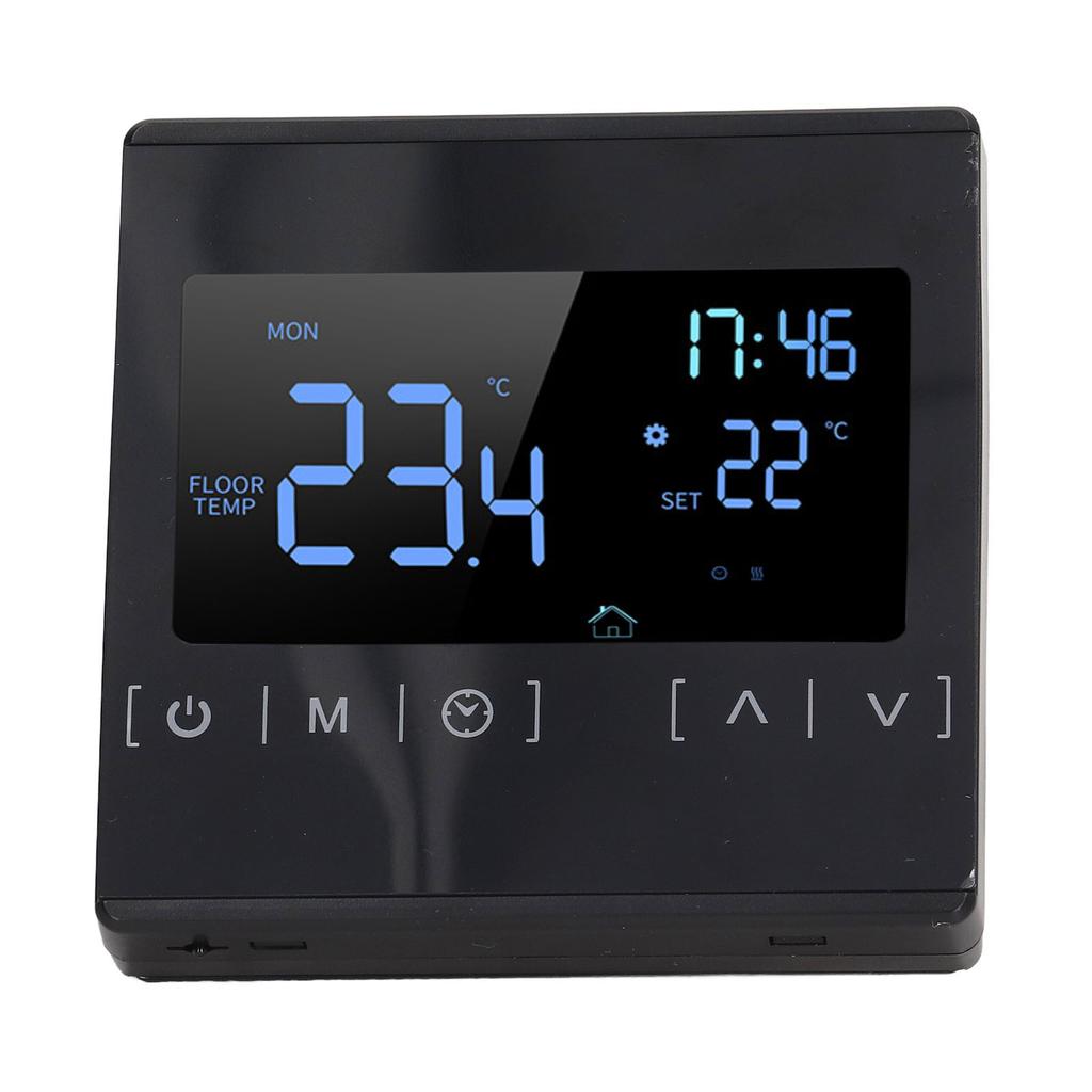 Programmable Digital Thermostat Smart Touch Screen Home Thermostat for Sweat Steaming Room AC85V to 250V