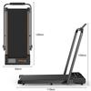 Formill FT-51 Walking Pad Treadmill, 2.5 HP Motor, LED Display, 265lbs Max. Load, 1-6km/h Speed