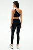 Spring/Summer One-Shoulder Yoga Set: Sexy Two-Piece Women's Fitness Outfit with Chest Pads
