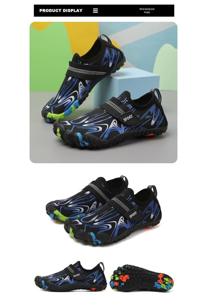 Children's Non-Slip Cut-Resistant Water Shoes for Beach, Water Park, and Diving
