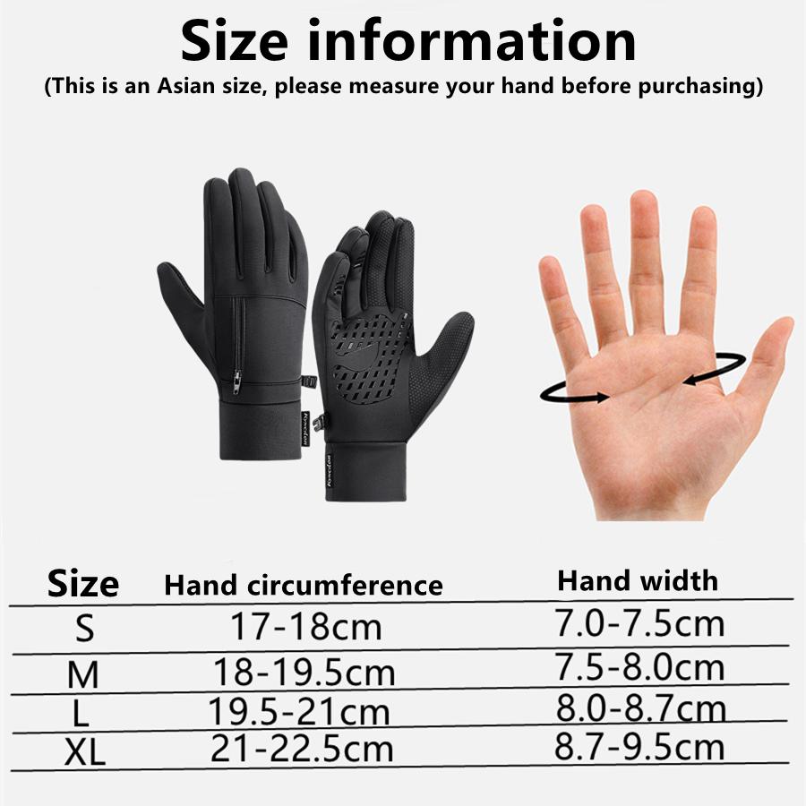 Winter Gloves for Men Women Warm Tactical Gloves Touchscreen Waterproof Hiking Skiing Fishing Cycling Snowboard Non-slip Gloves
