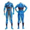 Movie stage suit print avatar with tail armor superhero suit, tights