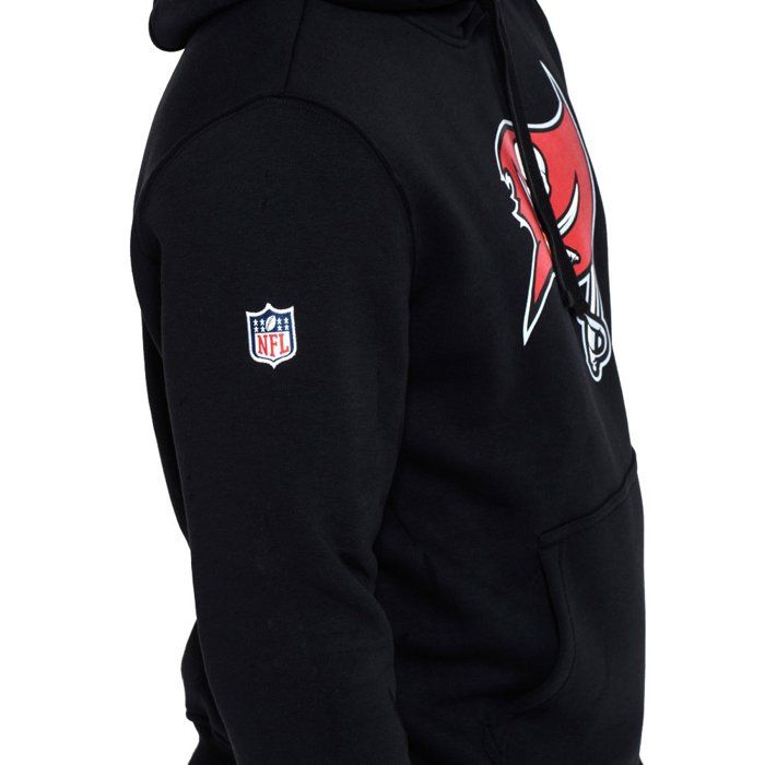 Sweat à capuche - NEW ERA - NFL Tampa Bay Buccaneers - Noir - 80% coton - Mixte