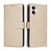 For iPhone 16 Case RFID Blocking 3 Card Slots PU Leather Phone Cover with Wrist Strap