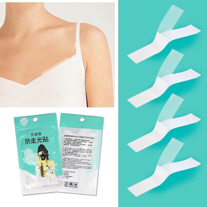 Invisible Transparent Shirt Neckline Non-slip Fixing Patch Anti-light Double-sided Tape Non-marking